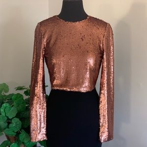 Sequined Crop